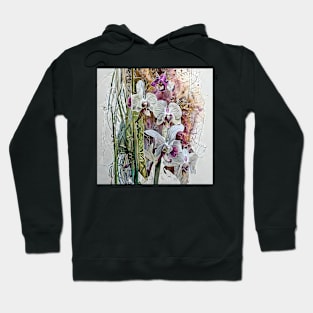 White orchids Hoodie